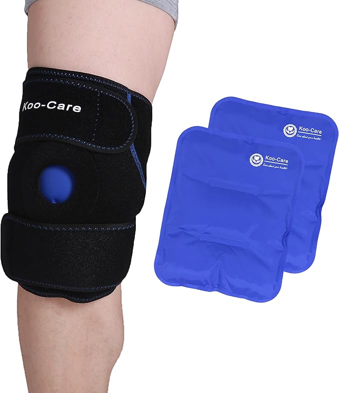 Koo-Care 2 Knee Gel Ice Pack & Wrap by Koo-Care