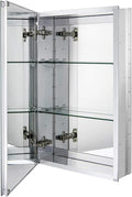 Fundin Aluminum Bathroom Mirror Cabinet Recess Mount Only, by Fundinmedicinecabinet