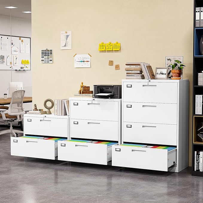 Lateral File Cabinet, Metal Filing Cabinet - Image 5