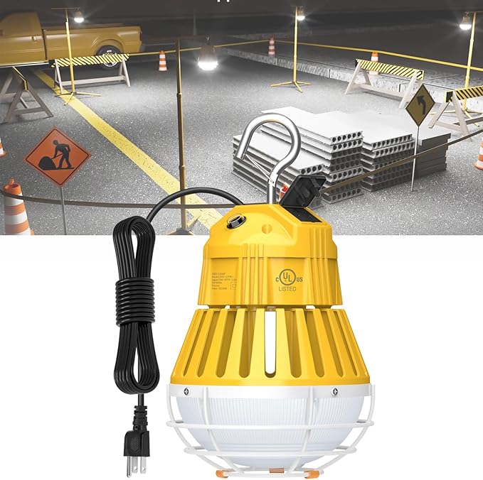 80W LED Temporary Work Light 12000LM 5000K Portable Work Lamp Fixture Daylight by BBESTLED