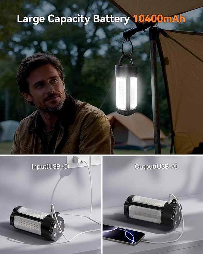 CORESLUX 10400mAh Rechargeable Camping Lights - Image 6
