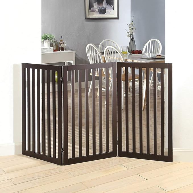unipaws 36" H Free Standing Pet Gate - Image 3