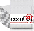 Ireer 20 Pack Large Bubble Mailers 12 x 16" Poly Padded Envelopes Cushioned by Ireer