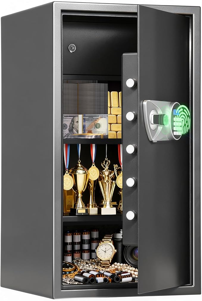 BlackSmith Large Home Safe 3.9 Cub Fingerprint Security Safe by BlackSmith