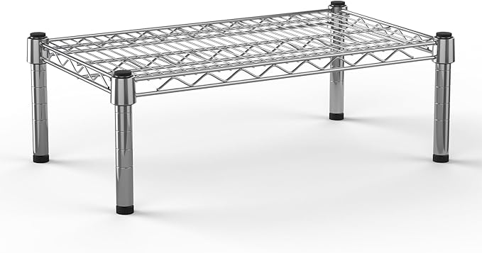 14''W x 24''L x 8''H Chrome Plated Wire Dunnage Rack | Off The Floor Storage by Regal+Altair