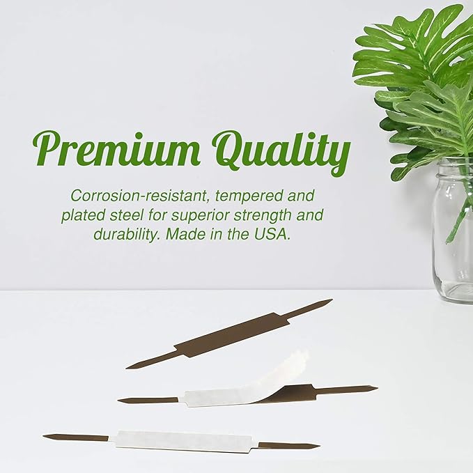 OLYMPX 100 Pcs of 2? Capacity Premium Self Adhesive Prong Paper Fastener Bases - Image 4