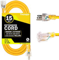 Lighted Outdoor Extension Cord 15 ft by Thonapa