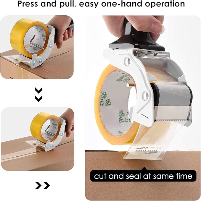 Fast Reload 2 Inch Tape Gun Dispenser Packing Packaging Sealing Cutter TG01 - Image 4