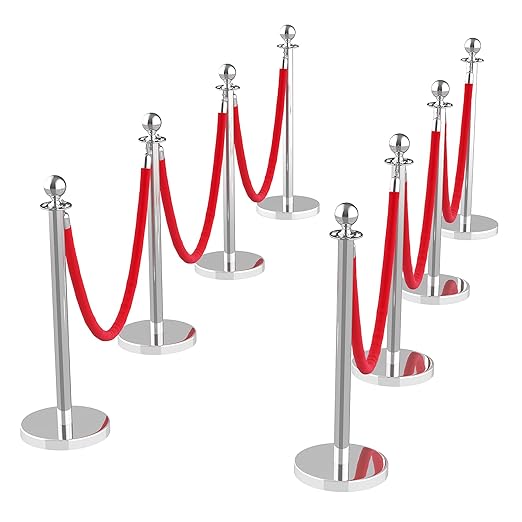 8Pcs Stainless Steel Stanchion Posts - Image 2