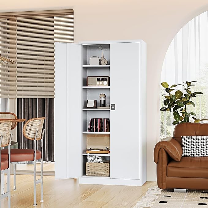 Metal Storage Cabinet-72” Tall Steel File Cabinets - Image 7