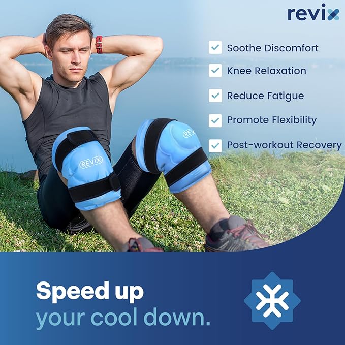 REVIX 20" Extra Large Ice Pack for Knee, Reusable Gel ice Packs to Reduce - Image 5