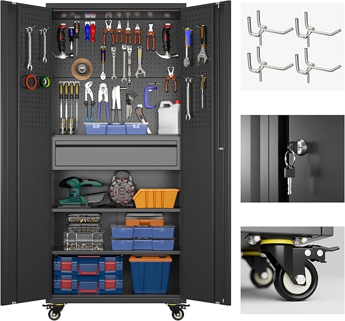 Aobabo Metal Storage Cabinet by Aobabo