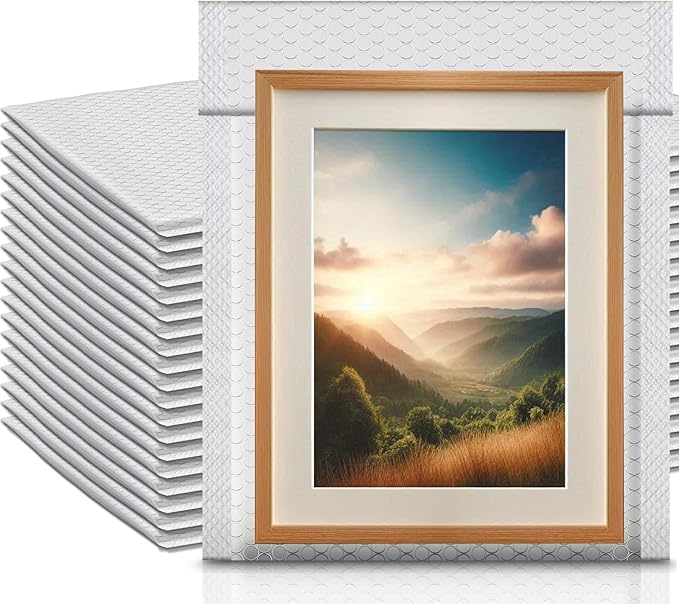 Ireer 20 Pack Extra Large Bubble Mailers 8.5 x 12" Poly Padded Envelopes by Ireer