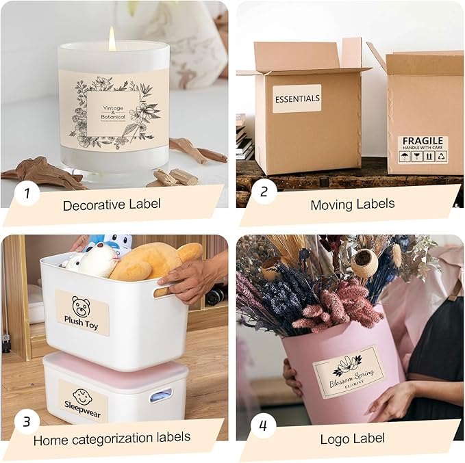 3x5 Inch Thermal Label Stickers, Moving Boxes, Address & Inventory Organization - Image 6