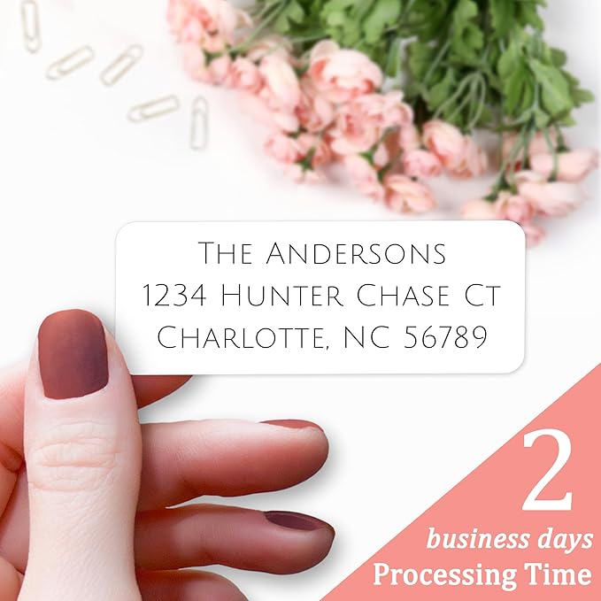 Personalized Return Address Labels Stickers - Image 4