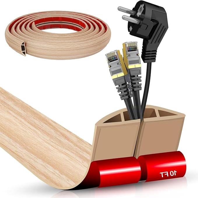 Floor Cable Cover Strips SelfAdhesive Cord Organizers by Unknown