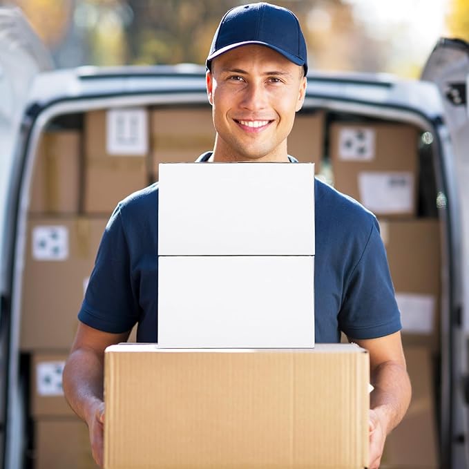 Eupako 8x8x4-Small-Shipping-Boxes-30-Pack-White-Corrugated-Box-Mailers - Image 8