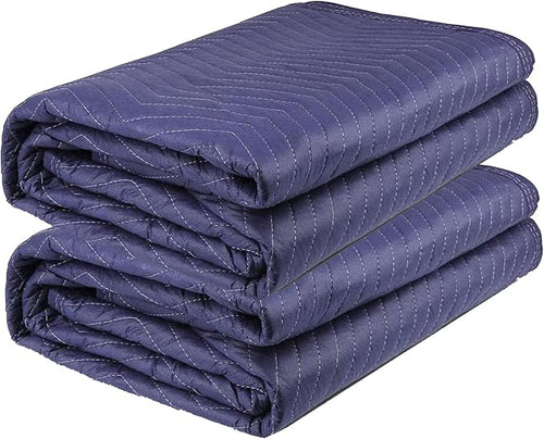 2 Pack Moving Blankets Heavy Duty 80"x72" Quilted Packing Blankets by Unknown