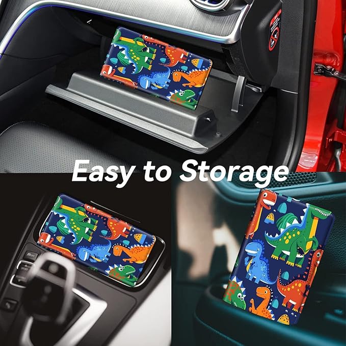 Car Registration and Insurance Holder, Leather Car Glove Box Organizer - Image 4