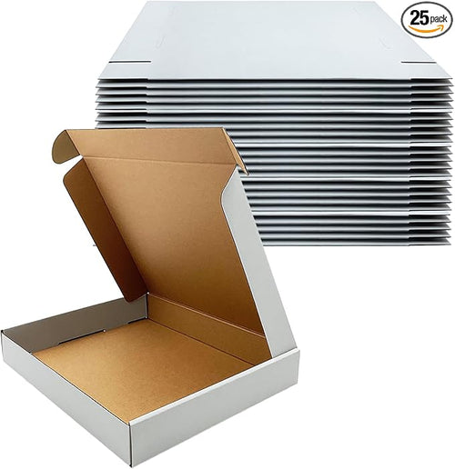 13x11x2 Inches Shipping Boxes Set of 25, E-Commerce Packaging Mailing Boxes by KIAECHWU
