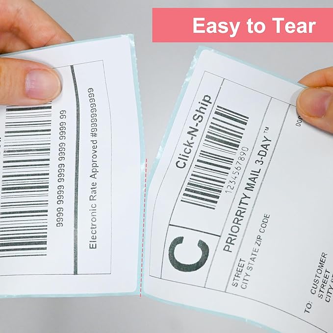L LIKED 150 PCS 4"x6" Thermal Shipping Labels, - Image 4