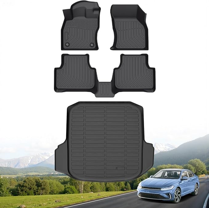 Hutisya-Floor Mats & Cargo Liner Set Fit by Hutisya