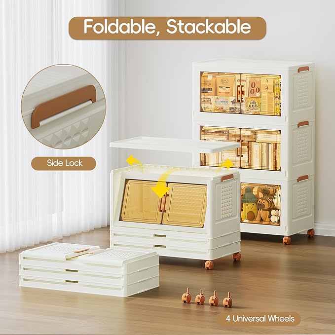 JEKO&JEKO 324 Qt Collapsible Storage Cabinets - Image 4