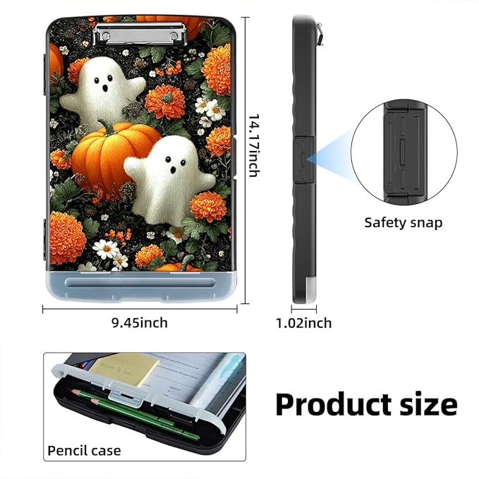 Clipboard with Storage Box & Pen Holder, Heavy Duty Clip Boards 8.5x11 - Image 2