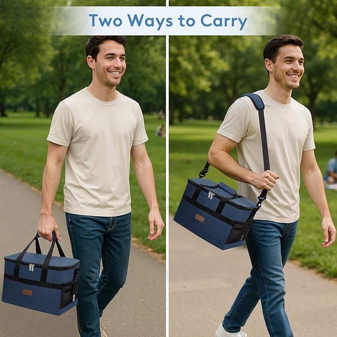 Lifewit Cooler Bag 30/50/60 Cans Collapsible and Insulated Large Lunch Bag - Image 6