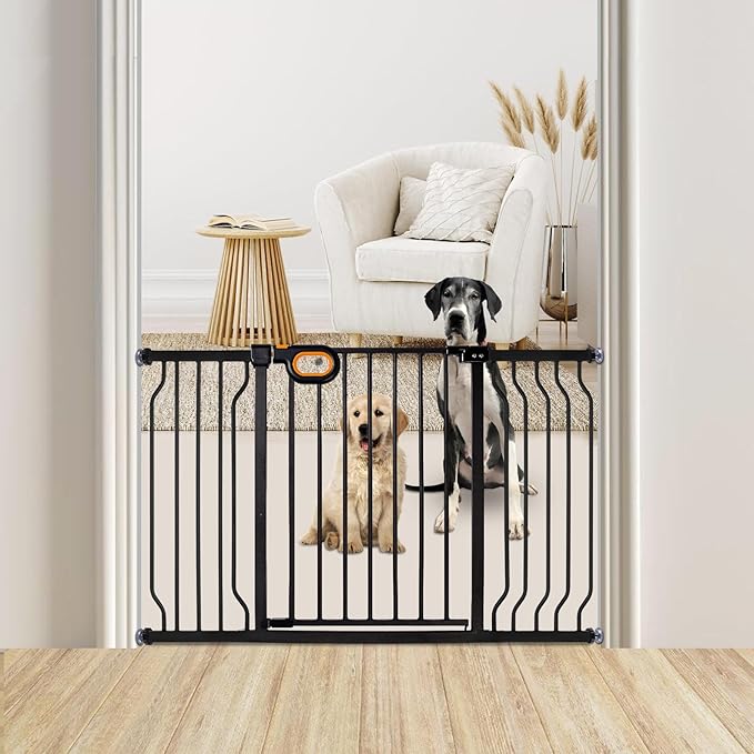 Baby Gate for Stairs 29-52 Inch Wide, Safety Gate for Baby Adjustable Pet Gate - Image 2