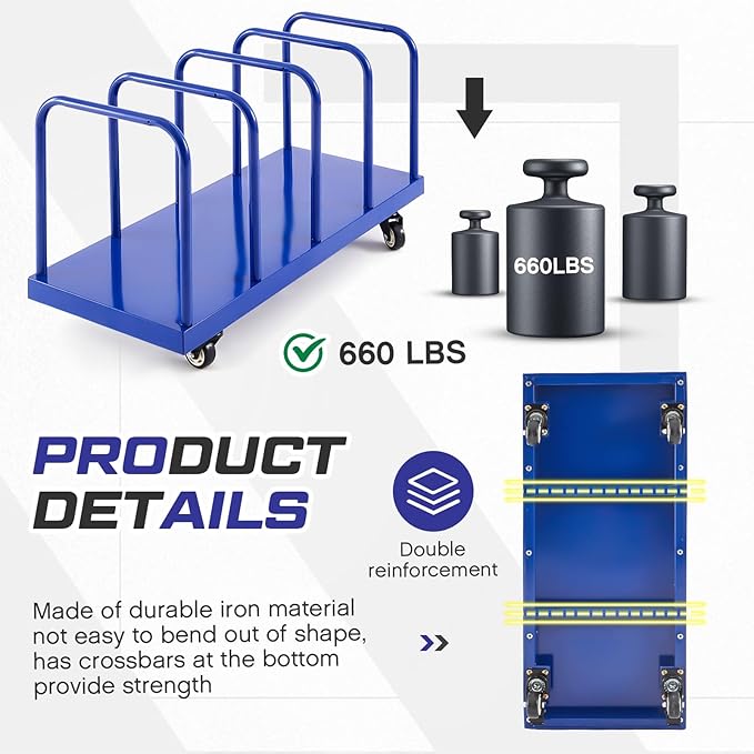Metal Carton Cart Stand Carton Stand Rack Portable Floor-Standing Storage Cart - Image 5