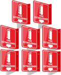 GicnKeuz Fire Extinguisher Sign, Two-Sided Acrylic L-Signs, Including Screws by GicnKeuz