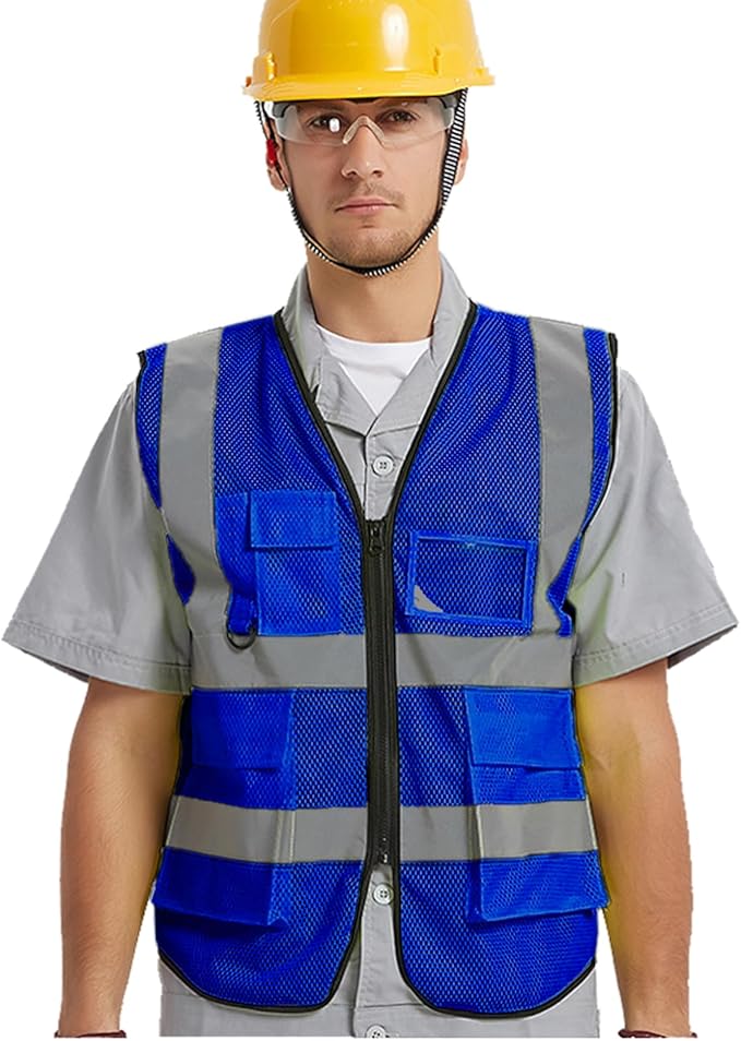 BeautyWill Custom Safety Vest Logo Class 2 High Visibility Reflevtive Vest - Image 3