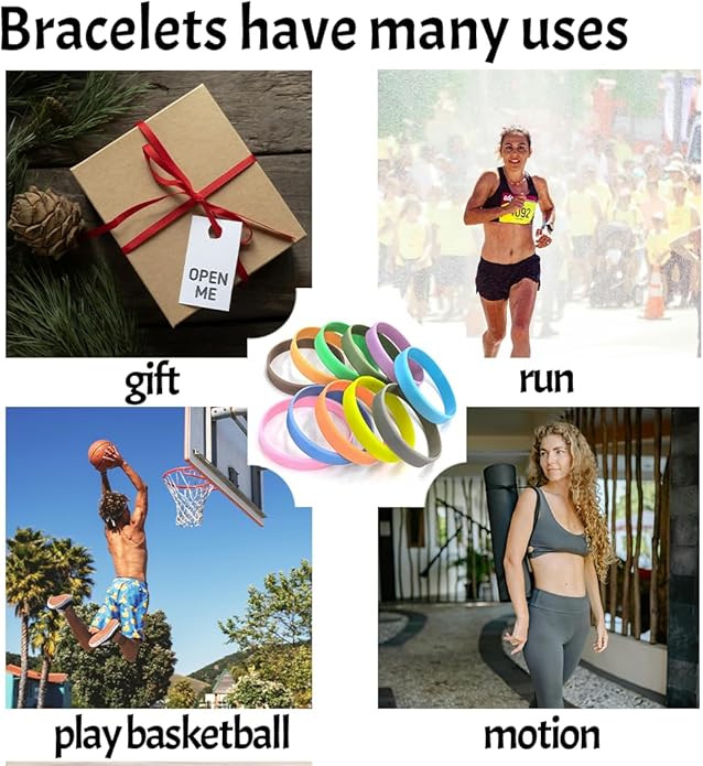 Custom Silicone Wristbands Bulk, Personalize - Image 5
