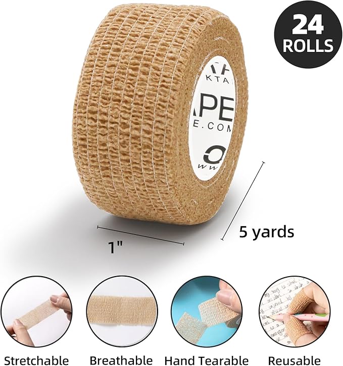OK TAPE Self Adherent Cohesive Bandages Wrap - Image 2