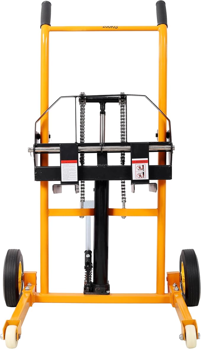 440lbs Material Lift Stacker, 35.5" Hydraulic Fork Lift, Max Lift Manual - Image 8