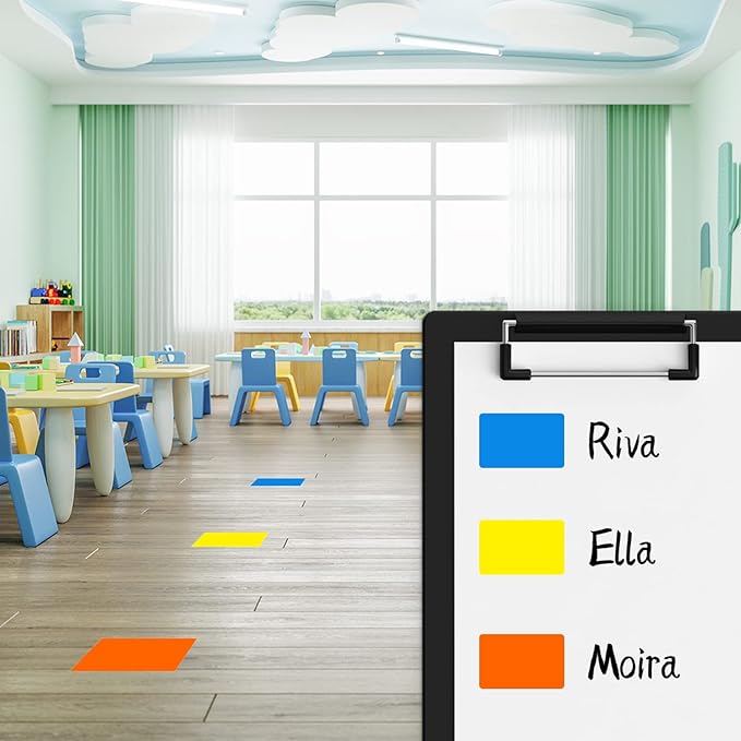 Rectangle Labels Sticker 3×5 Inch Vinyl Floor Stickers Color Coding Name Tags - Image 5