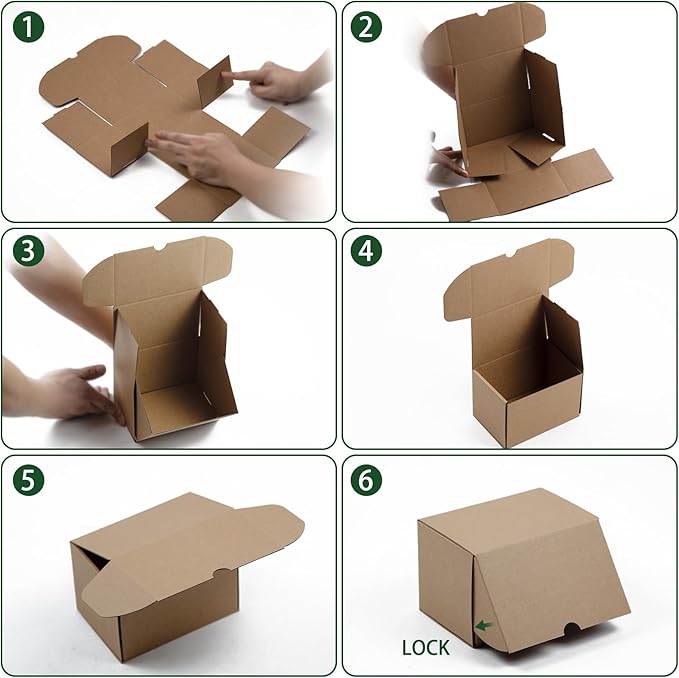 6x4x4 Inches Shipping Boxes Set of 25 - Image 6