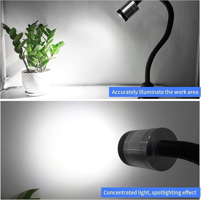 Flexible Work Light, Led Machine Light, Led Flexible Gooseneck Light 900 Lumens - Image 5