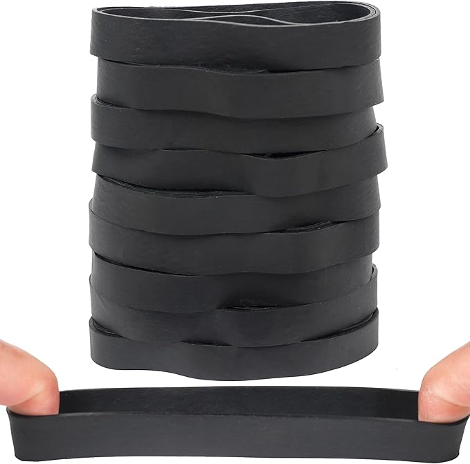 HAIDIBAO-Rubber Bands 40 Pcs size#105 Big black rubber band large Elastic Band - Image 3