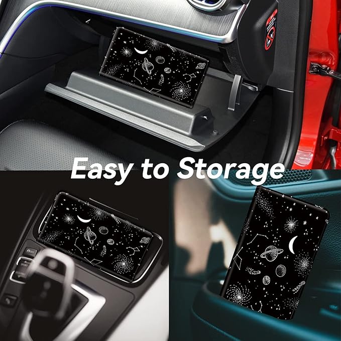 Car Registration and Insurance Holder, Leather Car Glove Box Organizer - Image 4