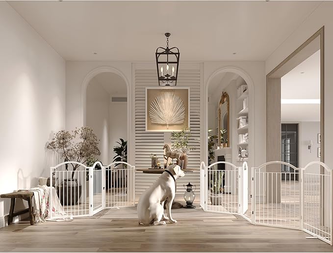 BHG Metal No-Assembly Freestanding Dog Gate - Image 2