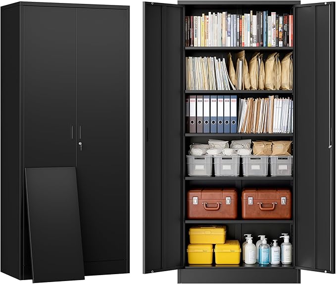 BESFUR 71" H Metal Storage Cabinet by BESFUR