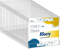 KSacry 20 Pcs Acrylic Sign Holder 11 x 8.5, Horizontal Wall Mount Sign Holders by KSacry