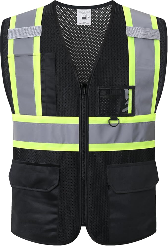 Reflective Safety Vest for Men Women by LaienSafety