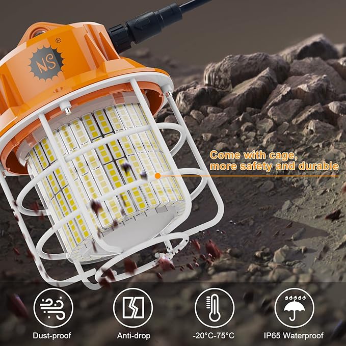 60W Led Temporary Work Light 8700 Lumens 5000K Construction Lights - Image 3