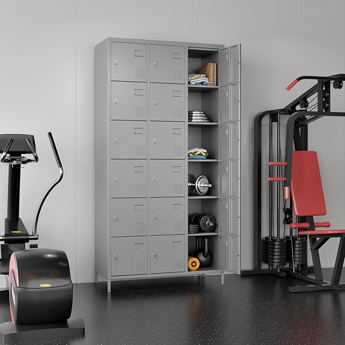 72" inch Employee Locker, Tall Metal Locker - Image 5