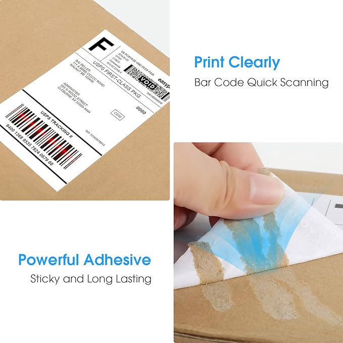 MaxGear 4x6 inch Shipping Address Labels, - Image 6