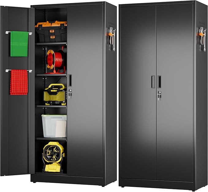 71.41" H Broom Closet Storage Cabinet by SPKAPO