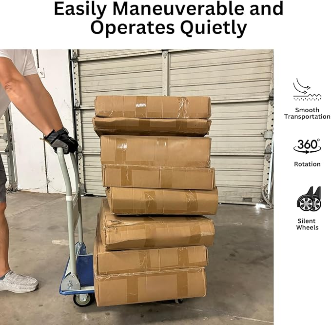 660 lbs Foldable Platform Truck Dolly - Image 2